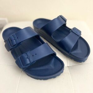 Birkenstock Blue Arizona Foam EVA Sandals Slides BNWT Size 6